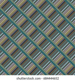 Seamless background pattern with diagonal colored pencils.