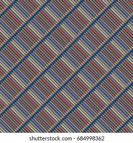 Seamless background pattern with diagonal colored pencils.