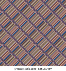 Seamless background pattern with diagonal colored pencils.