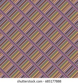 Seamless background pattern with diagonal colored pencils.