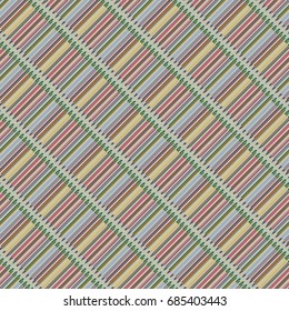 Seamless background pattern with diagonal colored pencils.