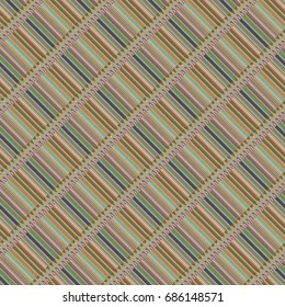 Seamless background pattern with diagonal colored pencils.
