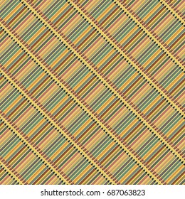 Seamless background pattern with diagonal colored pencils.