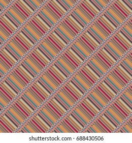 Seamless background pattern with diagonal colored pencils.
