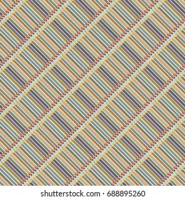 Seamless background pattern with diagonal colored pencils.