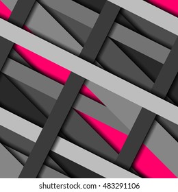 Seamless background pattern. Diagonal strips pattern in a trendy material design style.