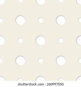 Seamless background pattern with dots in pastel colors. Vector illustration