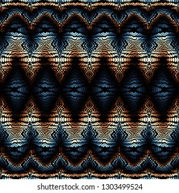 Seamless background pattern. Etnnic tribal pattern. Vector image