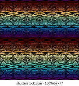 Seamless background pattern. Etnnic tribal pattern. Vector image