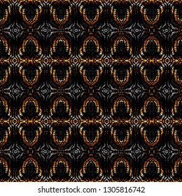 Seamless background pattern. Etnnic tribal pattern. Vector image