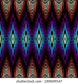 Seamless background pattern. Etnnic tribal pattern. Vector image