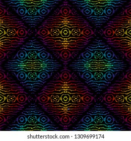 Seamless background pattern. Etnnic tribal pattern. Vector image