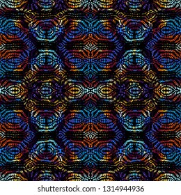 Seamless background pattern. Etnnic tribal pattern. Vector image