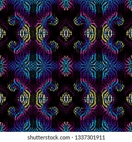 Seamless background pattern. Etnnic tribal pattern. Vector image