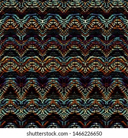 Seamless background pattern. Etnnic tribal pattern. Vector image