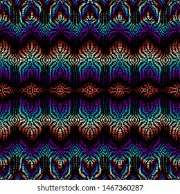 Seamless background pattern. Etnnic tribal pattern. Vector image