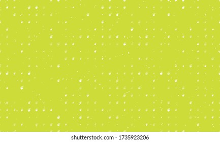 Patrón de fondo sin foco de los símbolos de las manos blancas de lavado de diferente tamaño y opacidad. Ilustración vectorial en el fondo de cal con estrellas