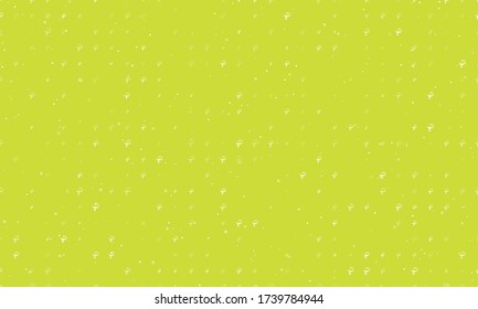 Seamless background pattern of evenly spaced white medicine symbols of different sizes and opacity. Vector illustration on lime background with stars