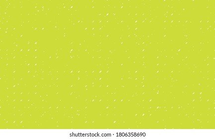 Seamless background pattern of evenly spaced white compass symbols of different sizes and opacity. Vector illustration on lime background with stars