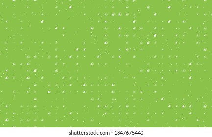 Seamless background pattern of evenly spaced white snowdrops of different sizes and opacity. Vector illustration on light green background with stars