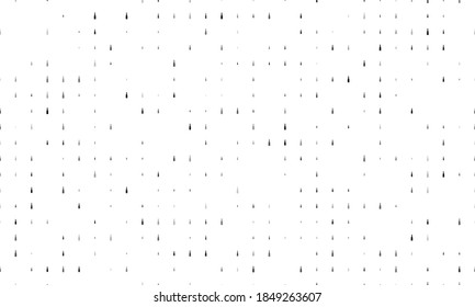 Seamless background pattern of evenly spaced black champagne symbols of different sizes and opacity. Vector illustration on white background