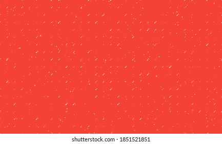 Seamless background pattern of evenly spaced white champagne opening symbols of different sizes and opacity. Vector illustration on red background with stars