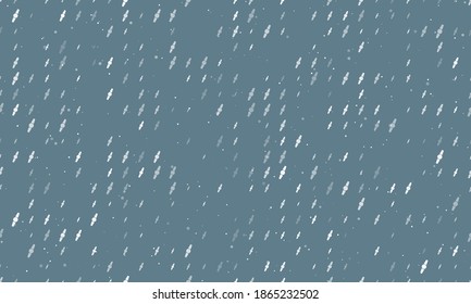 Seamless background pattern of evenly spaced white wristwatch symbols of different sizes and opacity. Vector illustration on blue grey background with stars