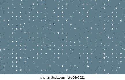 Seamless background pattern of evenly spaced white shield symbols of different sizes and opacity. Vector illustration on blue grey background with stars