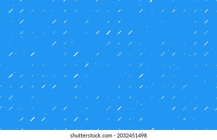 Seamless background pattern of evenly spaced white stairs symbols of different sizes and opacity. Vector illustration on blue background with stars
