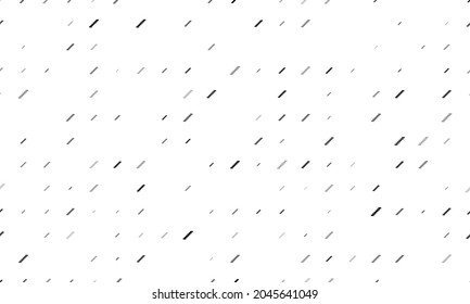 Seamless background pattern of evenly spaced black stairs symbols of different sizes and opacity. Vector illustration on white background