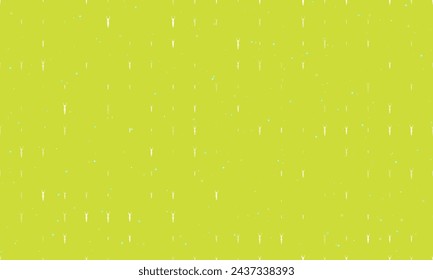 Seamless background pattern of evenly spaced white woman stretches symbols of different sizes and opacity. Vector illustration on lime background with stars