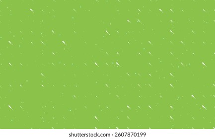 Seamless background pattern of evenly spaced white a screwdriver symbols of different sizes and opacity. Vector illustration on light green background with stars