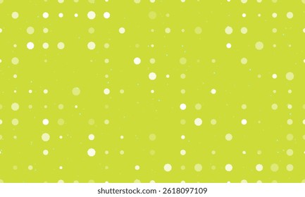 Padrão de plano de fundo uniforme de símbolos não-ágonos brancos com espaçamento uniforme de diferentes tamanhos e opacidade. Ilustração vetorial sobre fundo de cal com estrelas