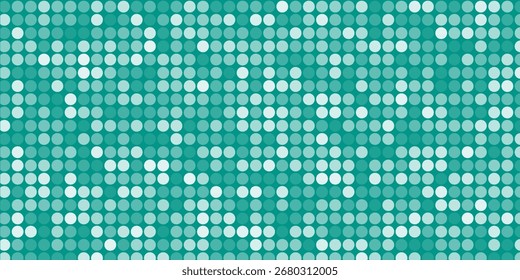 Seamless background pattern of evenly spaced white plus symbols of different sizes and opacity. illustration on teal background with stars.Vector ilustration