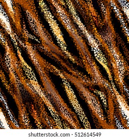 Patrón de fondo sin problemas. Patrón abstracto animal exótico.