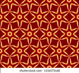 Seamless background pattern in floral style. Vector illustration.