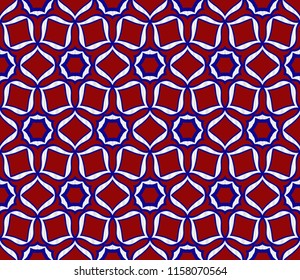 Seamless background pattern in floral style. Vector illustration.