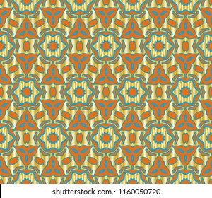 Seamless background pattern in floral style. Vector illustration.