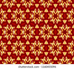 Seamless background pattern in floral style. Vector illustration.