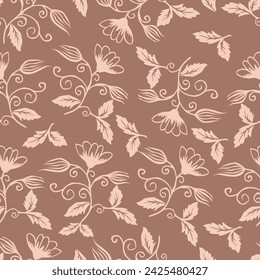 seamless background pattern, with Flower, paint strokes and splashes, pattern