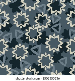 Seamless background, pattern with flowers