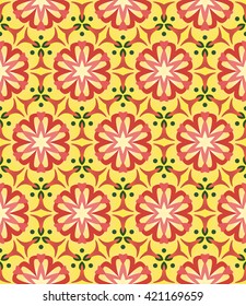 Seamless background, pattern with flowers