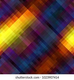 Seamless background pattern. Geometric abstract low poly pattern. Violet waves.