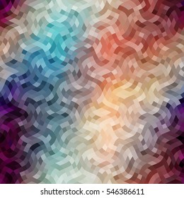 Seamless background pattern. Geometric abstract wavy pattern