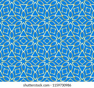 Seamless background pattern in geometric art-deco style. Vector illustration