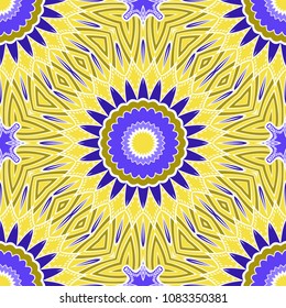 Seamless background pattern in geometric floral style. Vector illustration. for design greeting cards, backgrounds, wallpaper, interior design.