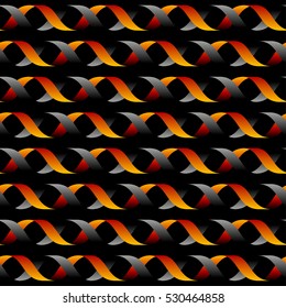 Seamless background pattern. Geometric pattern of a ribbons