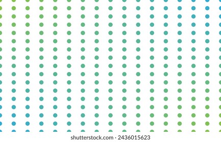 Seamless background pattern from geometric shapes. The pattern is evenly filled with green blue circles.  vector design