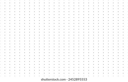 Seamless background pattern from geometric shapes. The pattern is evenly filled with black circles.  vector design