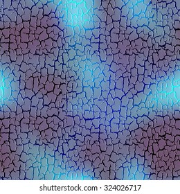 Seamless background pattern. Grunge pattern with cracks effect on blur background.